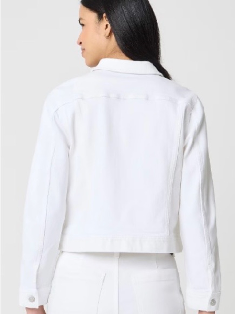 J. Crew Factory Classic Jean Jacket in White Wash - Picture 5 of 8